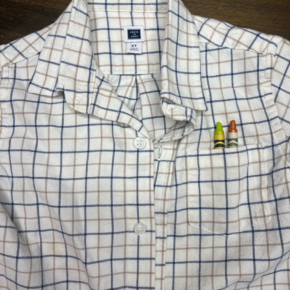 Janie and Jack toddler fall attire. Dress shirt and pants can be sold separately - Picture 2 of 8